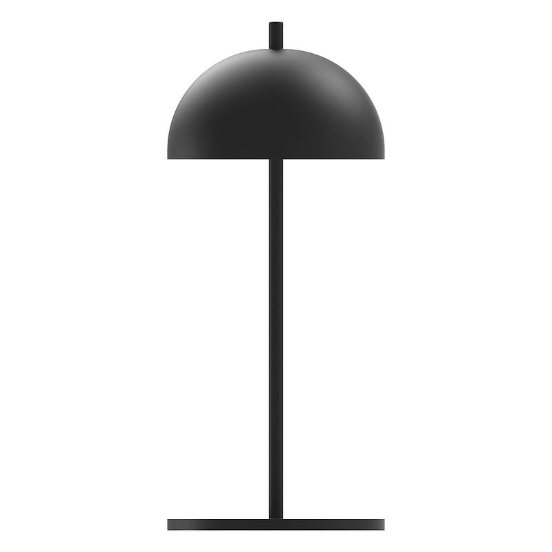STALYS n°1 Dark Horizon: Rechargeable table lamp black in 28x12x12cm