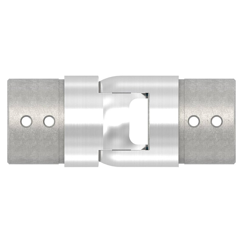 Flexible connector for 48.3 mm grooved tube, AISI304