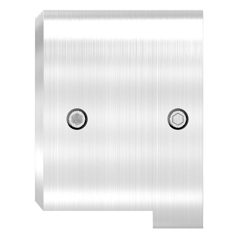 Wandbefestigung für Nutrohr 42,4mm, rechts, V4A