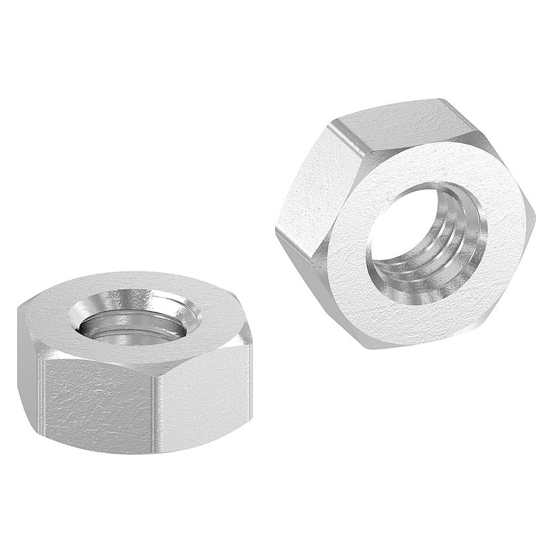 Hexagon nut M4, DIN 934, AISI304