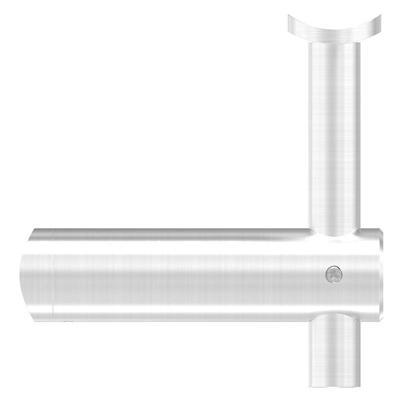 Support mural avec plaque de fixation pour main-courante de Ø 42,4mm, V2A