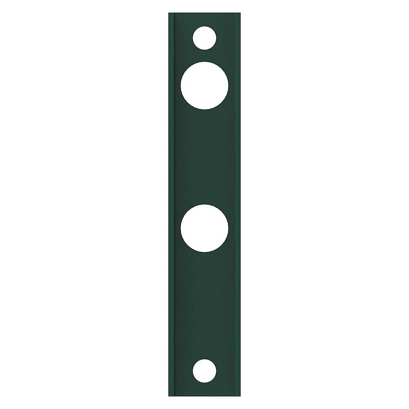 Adapter für Gittertorschlösser GTS2, für Rundrohre Ø 33 - 60mm, RAL 6005 moosgrün