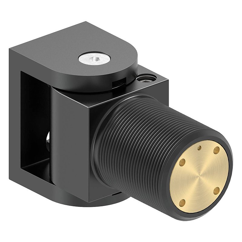 Self-closing hinge screwable without stop