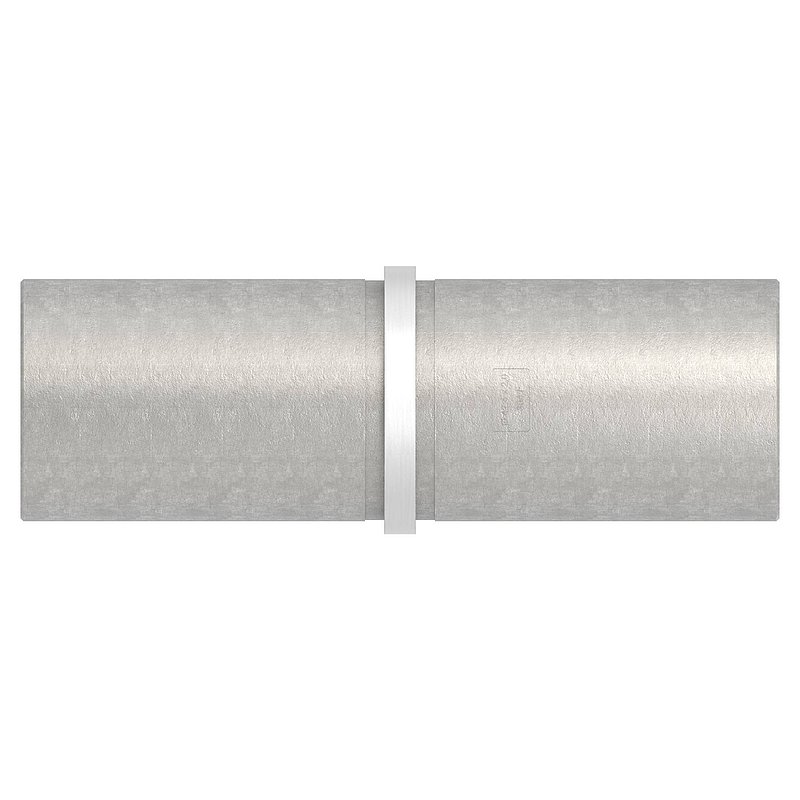 Connecting piece for tube 42.4x2.0mm, AISI304