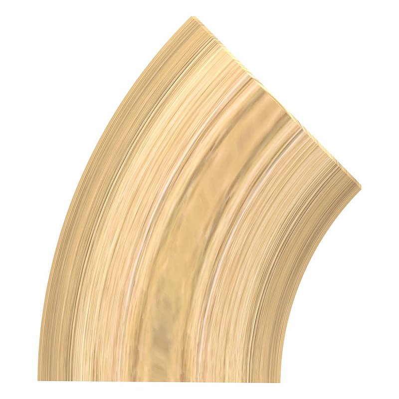 45° bracket for wooden handrail oak, Ø 42,4mm