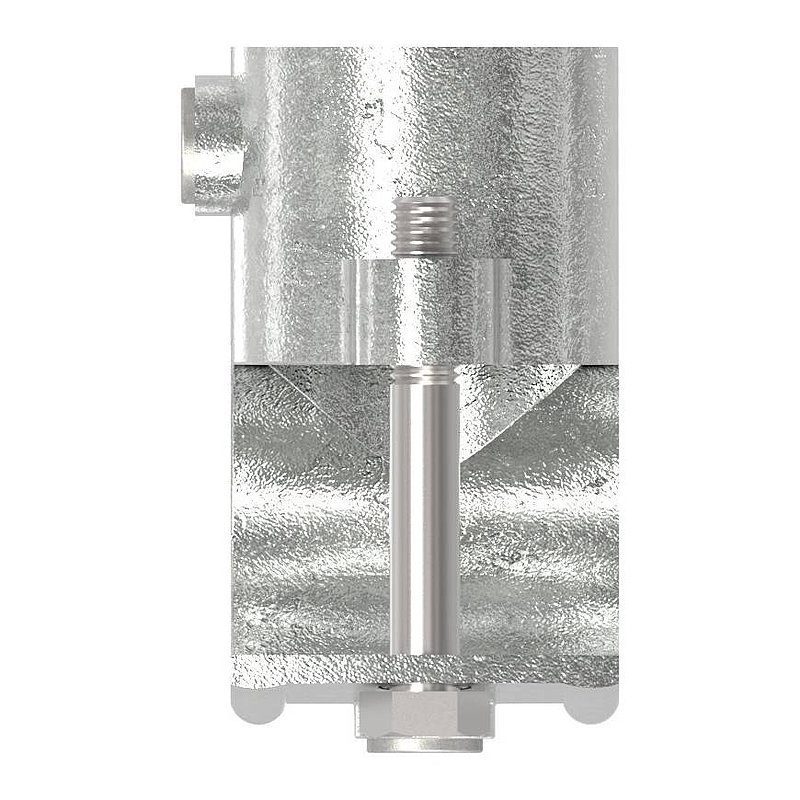 T-Stück mit Schraube, für Rohr Ø 42,4mm