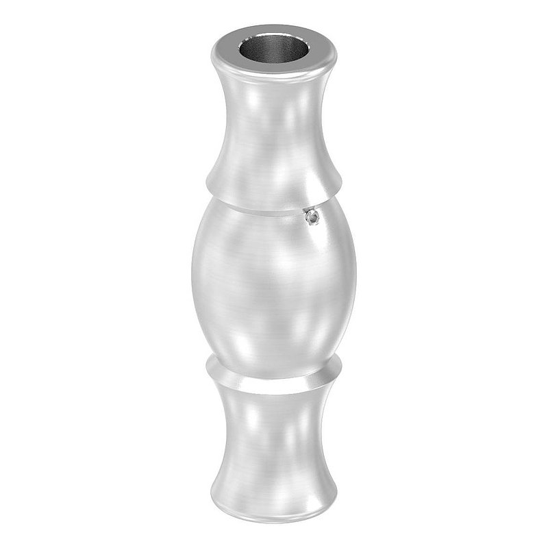 Douille décorative avec trou de passage Ø 12,5mm, V2A