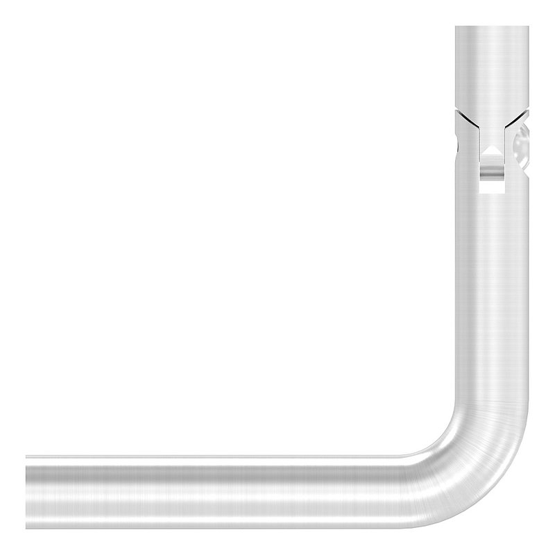 Bracket Ø 12mm, with joint, 90° bent, AISI304