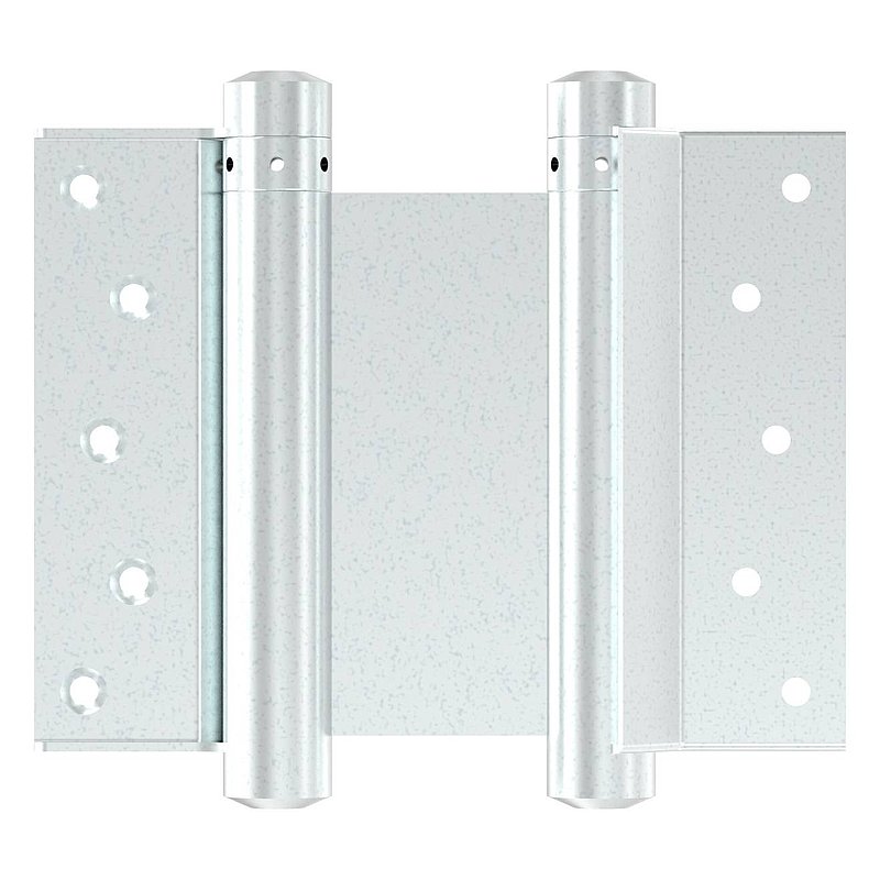 Swing door hinge for screwing on, one pair, galvanised
