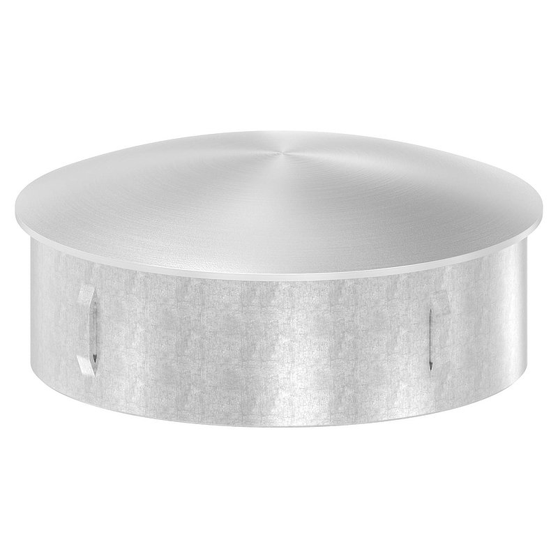 Rohrabschlussstopfen, für Rohr 101,6x2,0 - 2,5mm, V2A