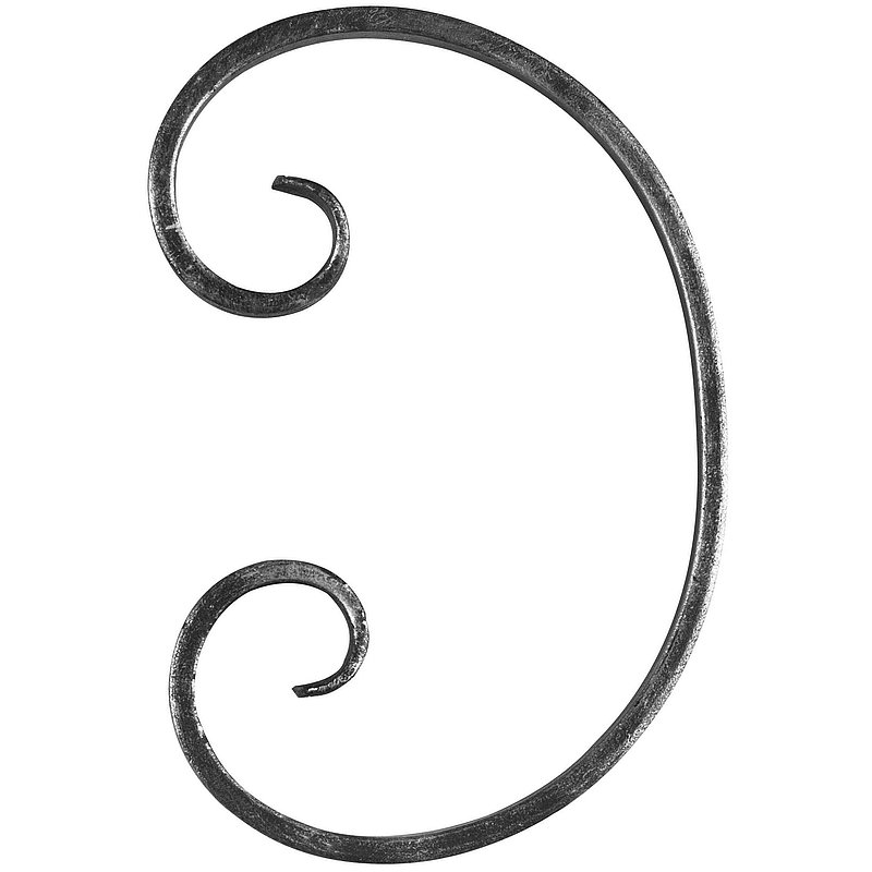 Volute en forme de C 16x8mm, 165x250mm