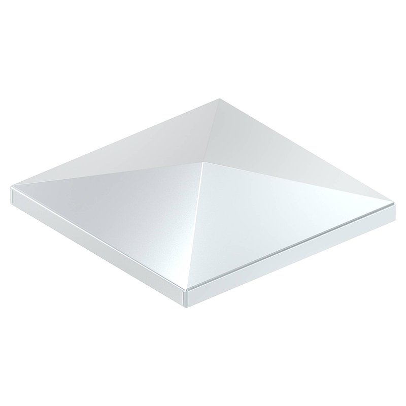 Pfeilerbedecker für Rohr 120 x120mm, verzinkt