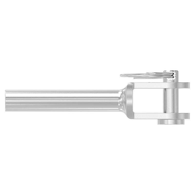 Gabelterminal mit Innengew. M6 links, V4A