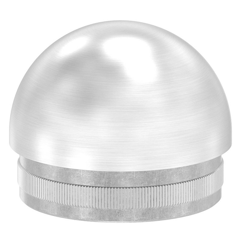 Bouchon pour extrémité de tube, pour tube 48,3x2,0mm, V2A
