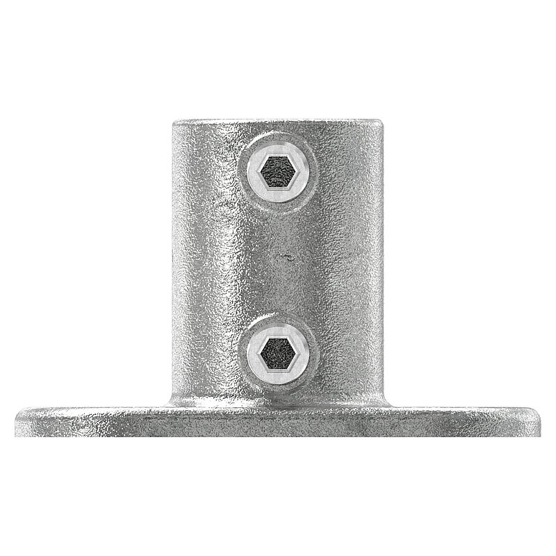 Support mural avec 2 trous de fixation, pour tube Ø 42,4mm