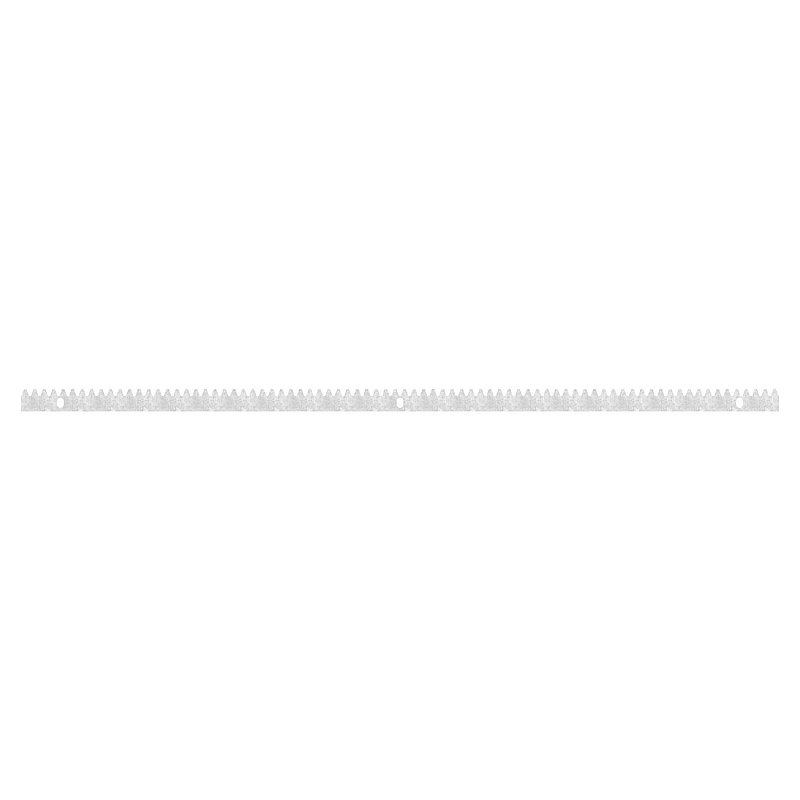 Crémaillère 30 x 12 mm, longueur 1m, matériel de fixation inclus, V2A