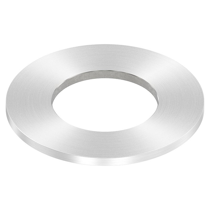 Ankerplatte Ø 80x4mm, mit Rundschliff, V2A