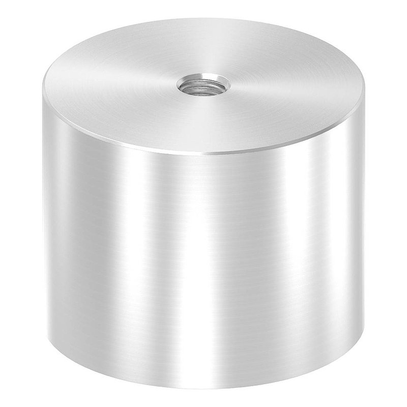 Unterteil für 62mm Glaspunkthalter, T: 50mm, mit M10, V2A