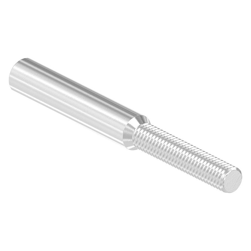 Threaded terminal for rope 5mm, AISI304