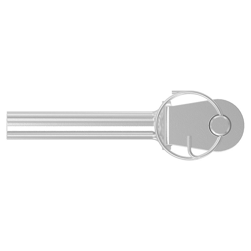 Gabelterminal mit Innengew. M6 links, V4A