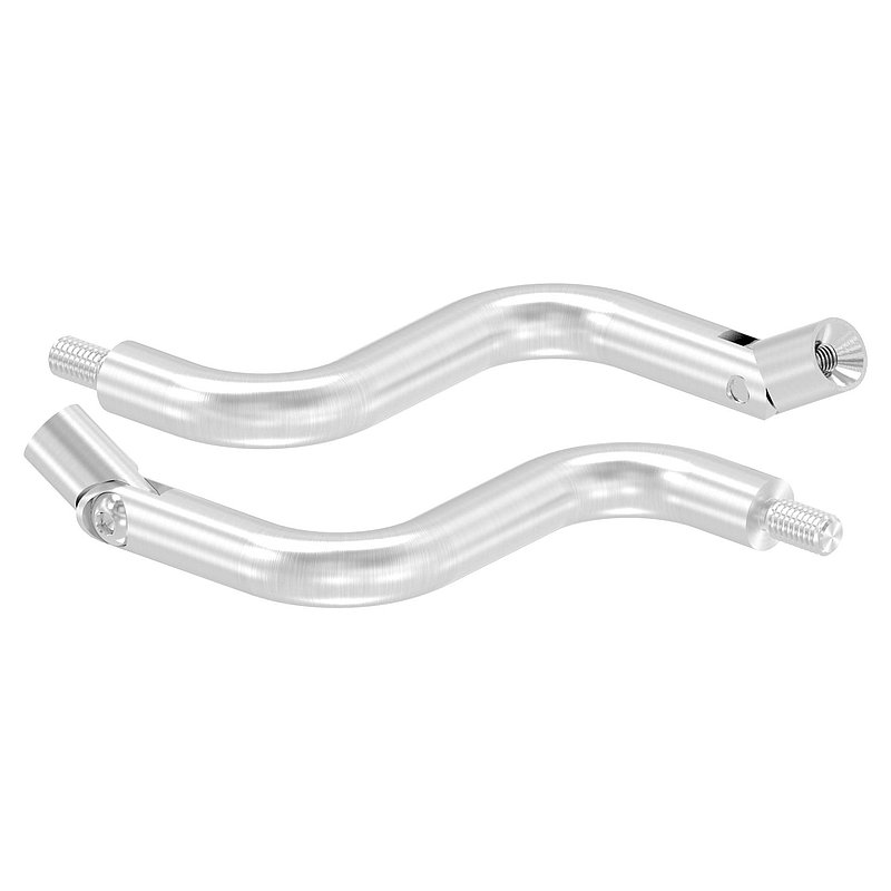 Bracket Ø 14mm, 2x 90° bent, AISI304
