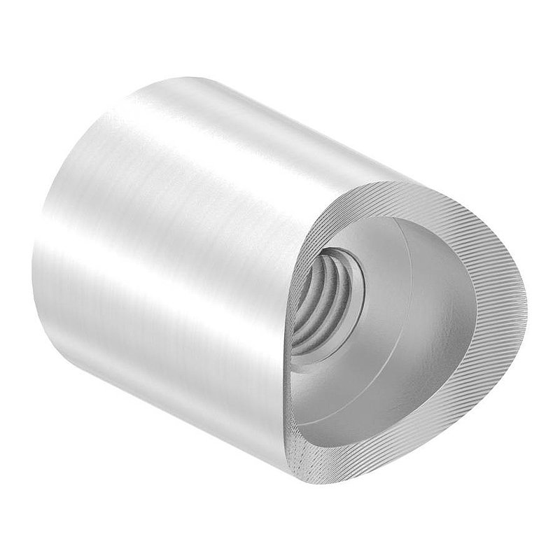 Wandhalter für Rohr 33,7mm, L: 25mm, V2A