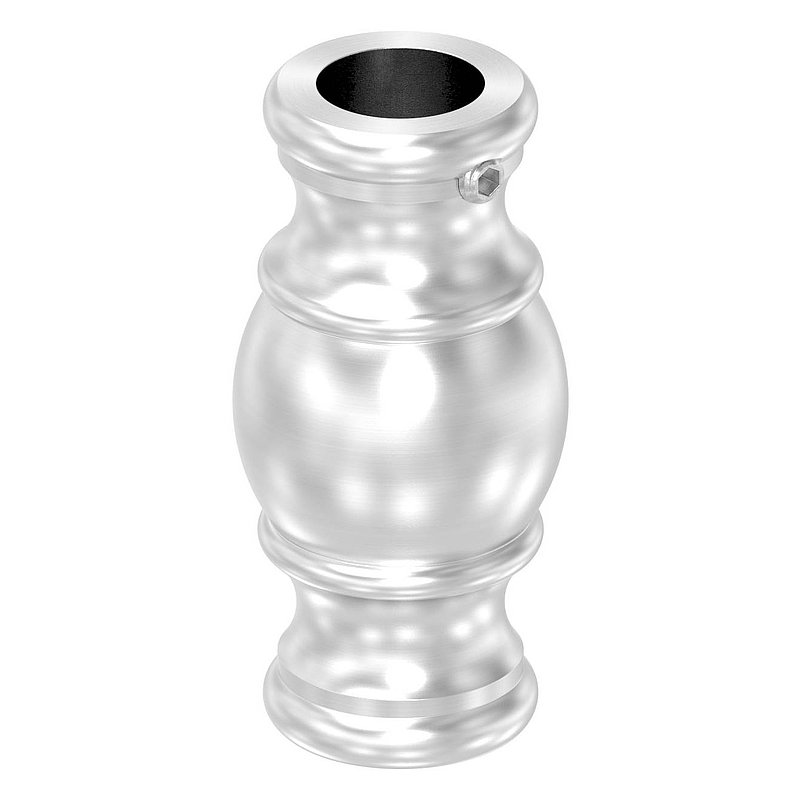 Douille décorative avec trou de passage Ø 12,5mm, V2A