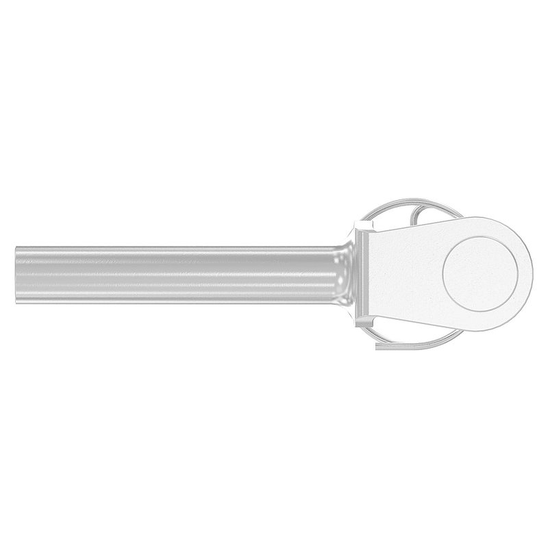 Gabelterminal mit Innengew. M6 links, V4A