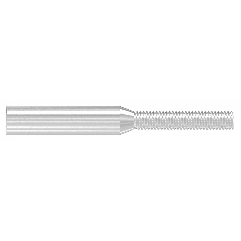 Gewindeterminal für Seil 6mm, V2A
