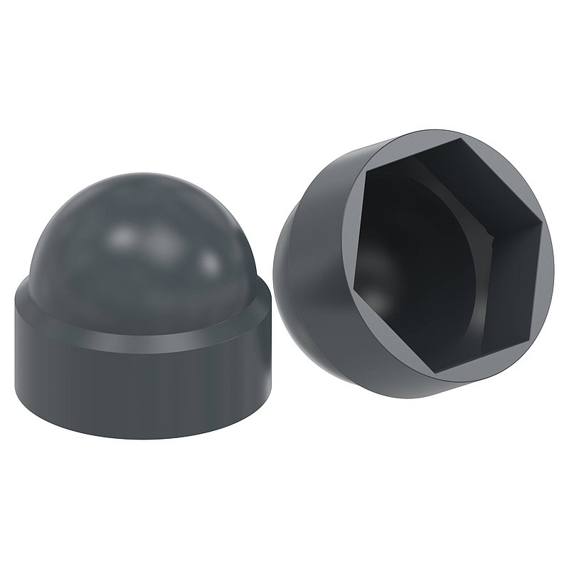 bouchon de protection hexagonal pour M12, RAL 7016