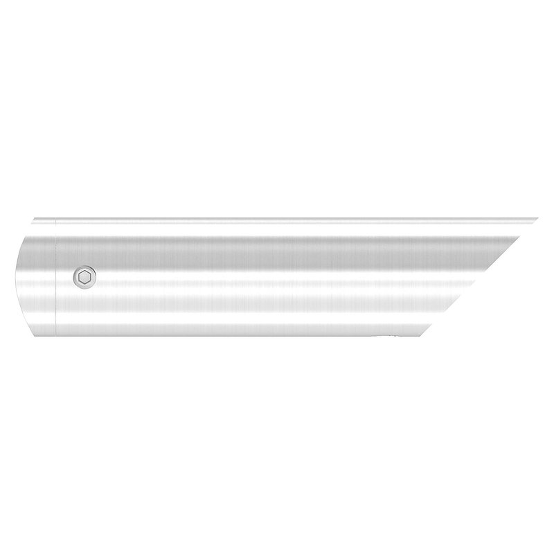Angled tube spacer, for tube connection 42.4 mm, AISI304
