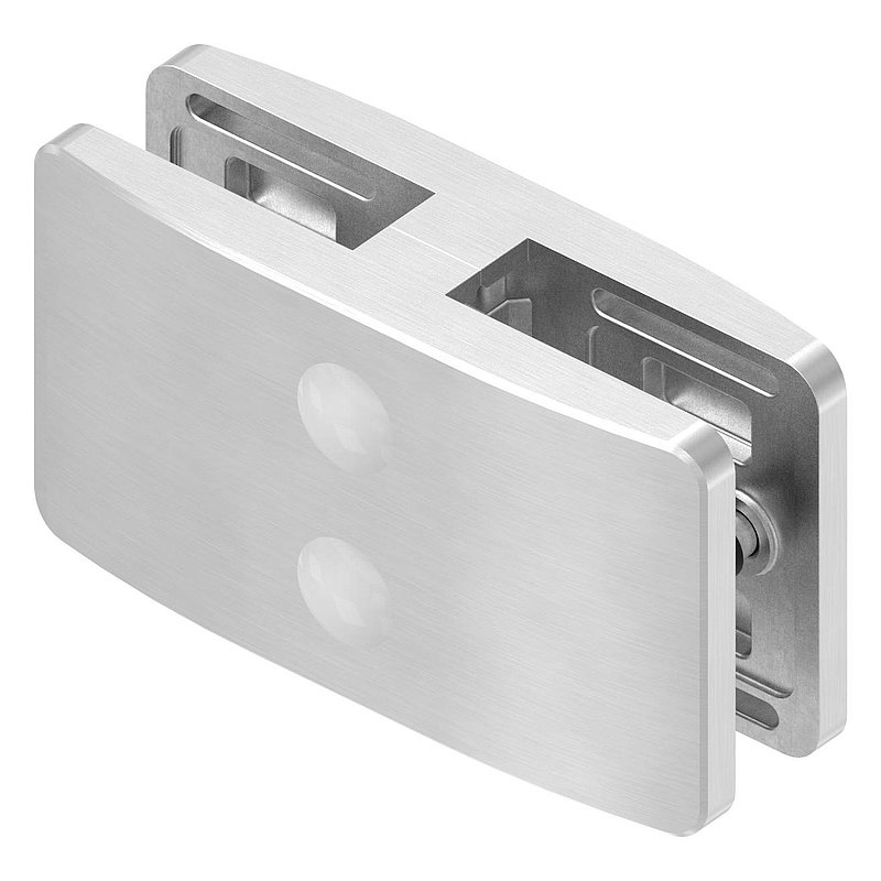 Privacy screen centre glass clamp mod. 26, AISI304