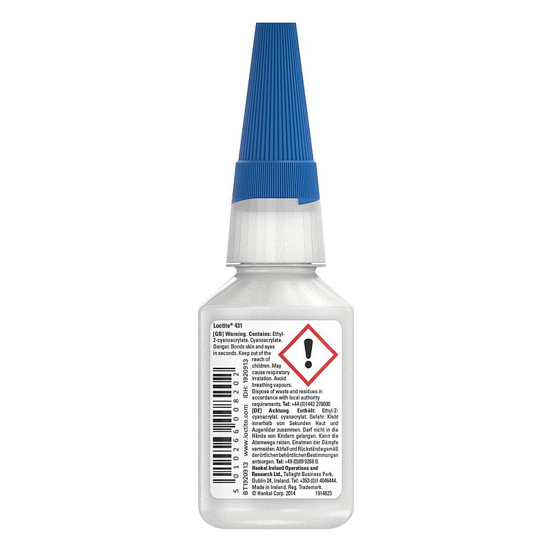 Colle liquide instantanée, Flacon de 20g