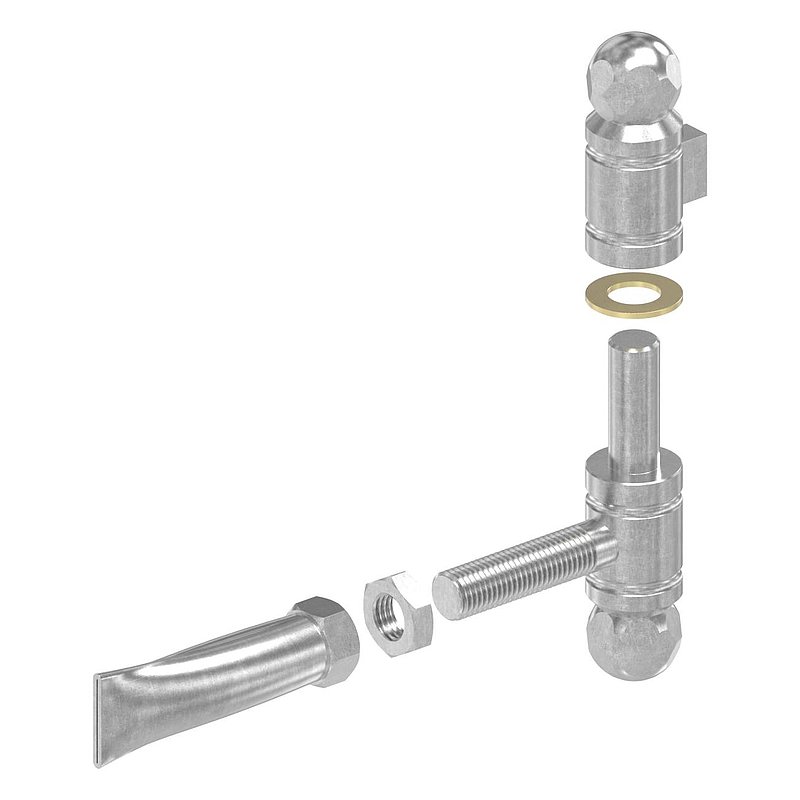 Adjustable door hinge