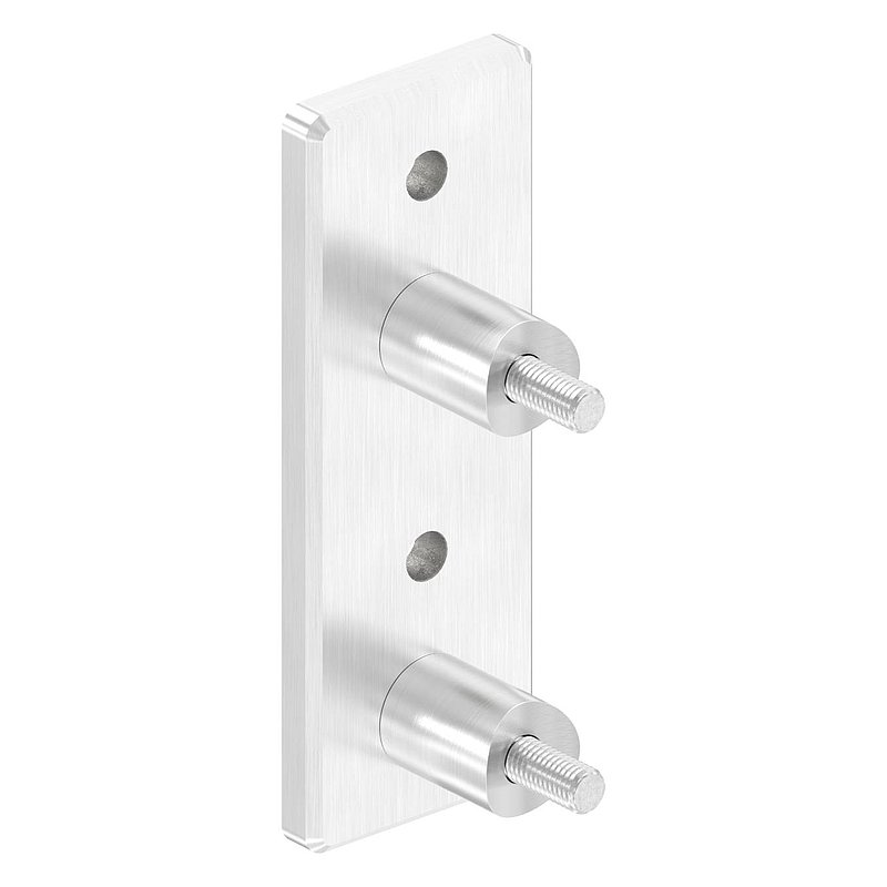 Wandbefestigung für Geländerpfosten 48,3mm, V2A