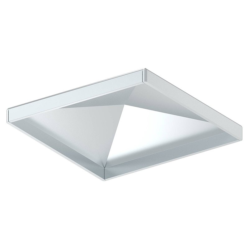 Capuchon pour tube 80x80mm, acier zingué