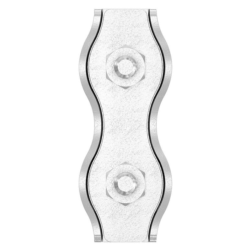 Serre-câble plat double pour câble 6mm, V4A
