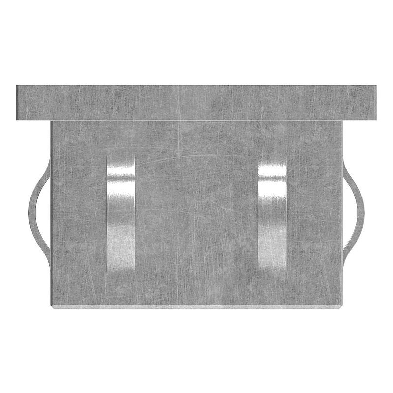 Stahleinschlagkappe, für, Rechteckrohr 50x30mm