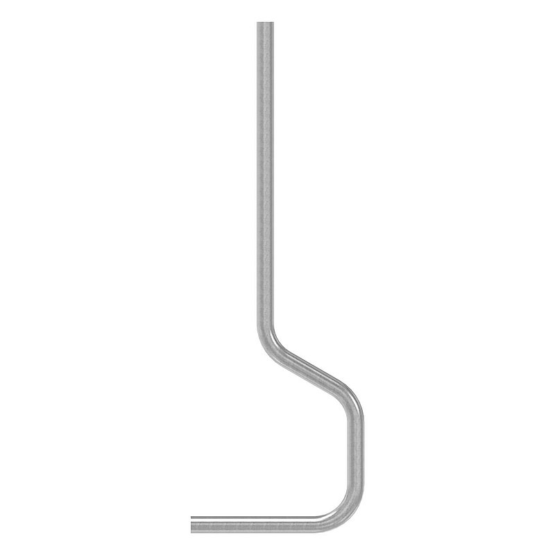 Pfosten gebogen aus Rundrohr 42,4 x 2,5mm, S235