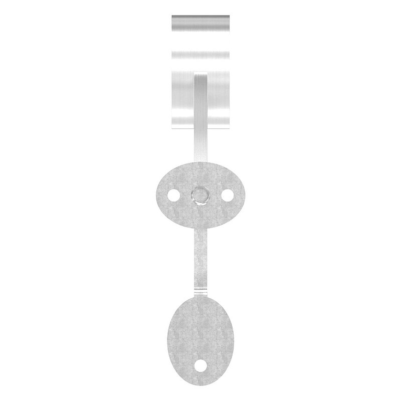 Support pour repose-pieds ou main courante, pour tube Ø 42,4mm, V2A