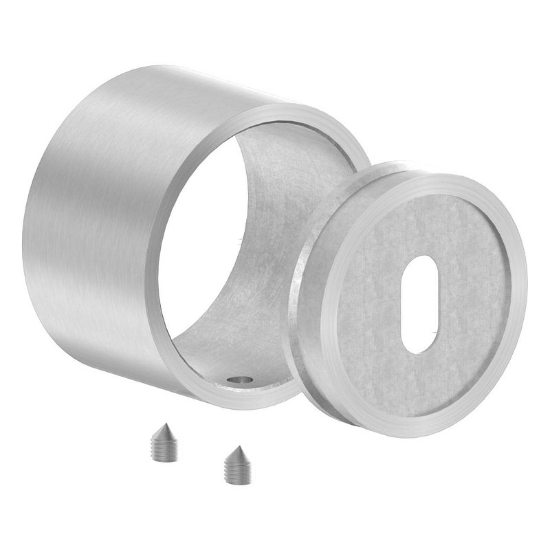 Wandbefestigung für Rohr 42,4mm, V2A