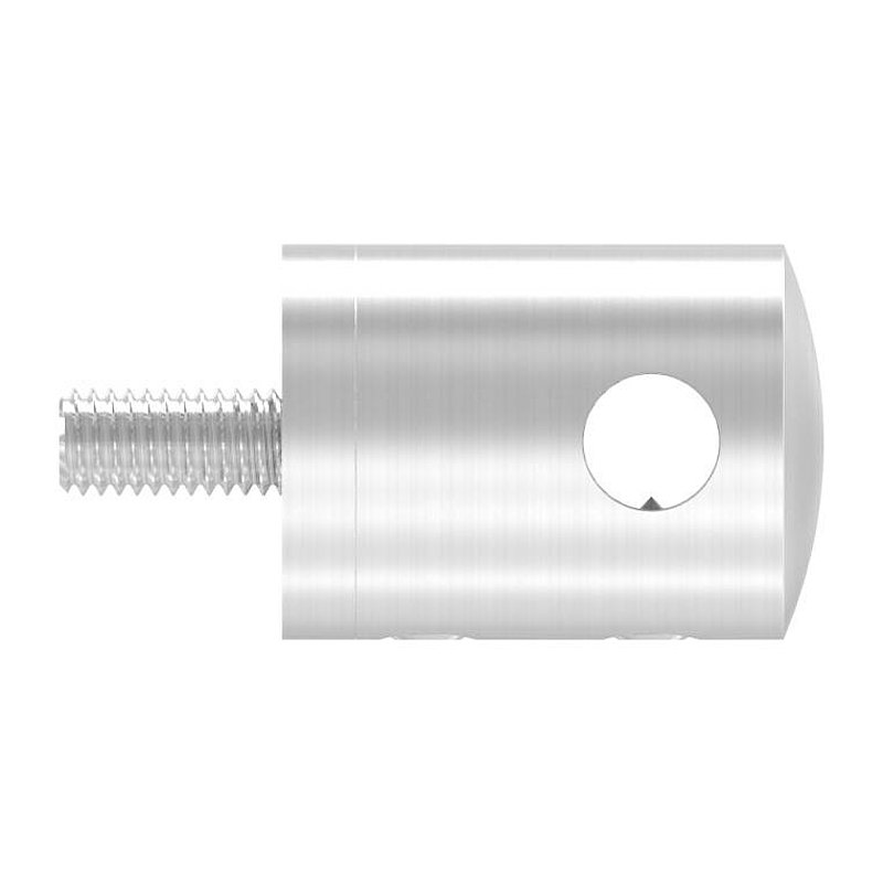 Seilhalter, für 6mm Seil, Anschluss: gerade, V2A