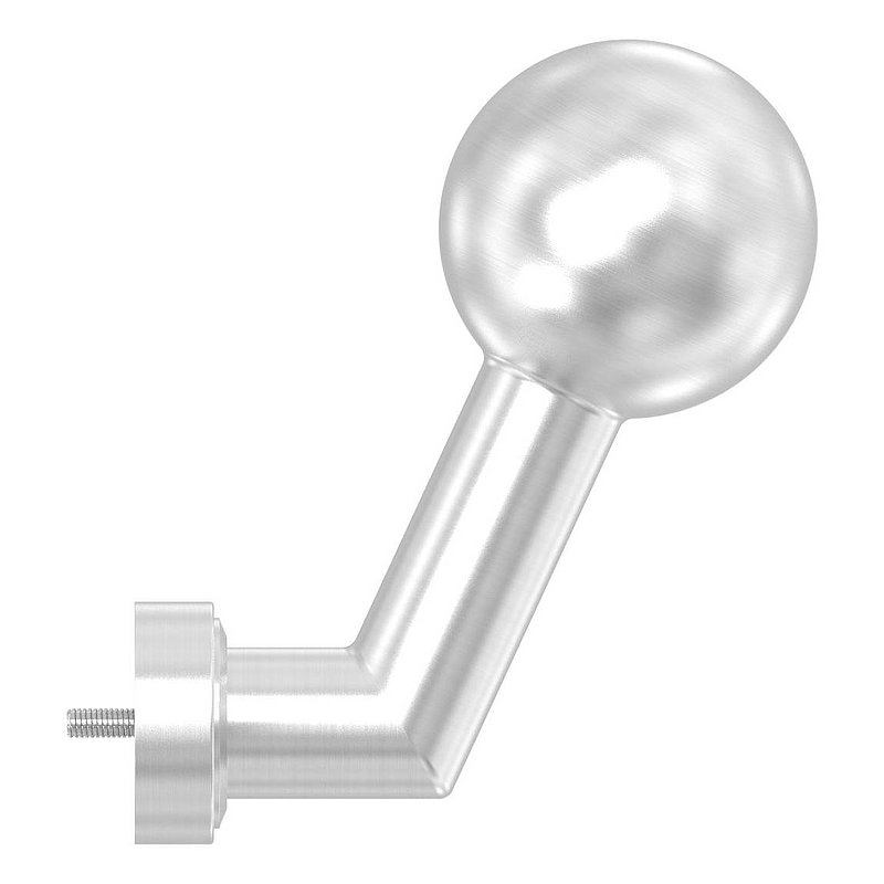 Handle knob, Ø 50mm, fixed, AISI304