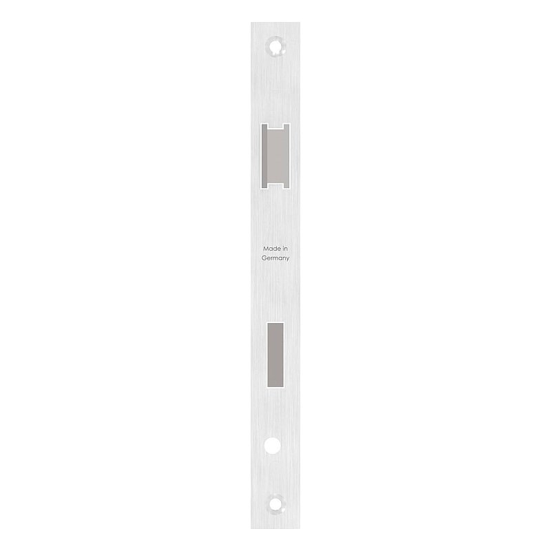 Serrure pour profils tubulaires zingué, entraxe 92 mm zingué, position du cylindre de serrure 22mm