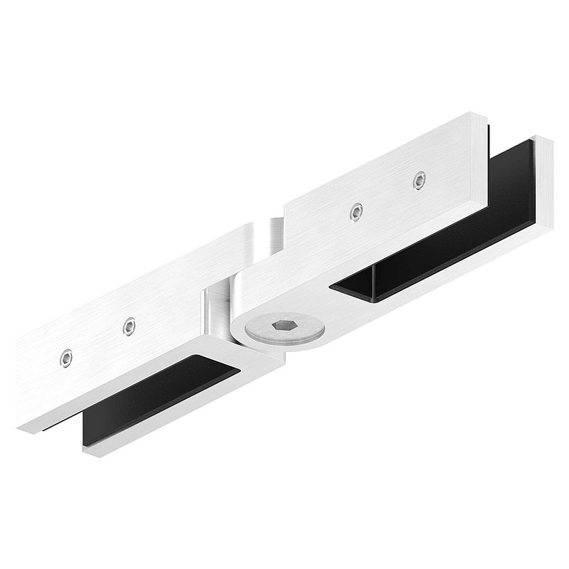 Pince à verre de liaison, pour verre ép. 12 - 12,76mm, orientable, V4A