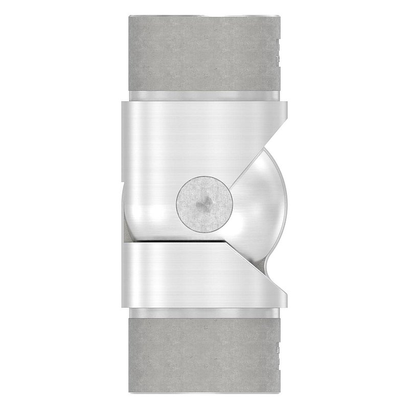 Raccord articulé creux pour câbles, pour tube Ø 48,3x2,0mm, V2A