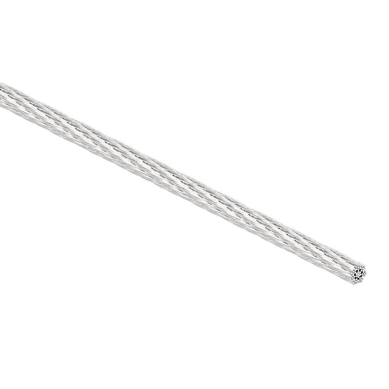 Câble acier inoxydable 7x7, Ø 2mm, V4A