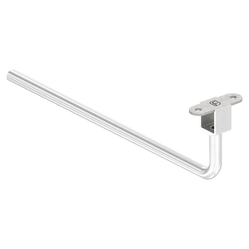LED connection plate with pin 300mm, AISI304