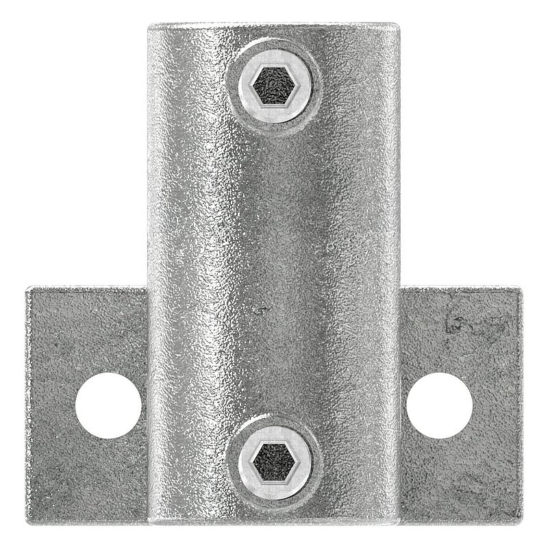 Support mural avec 2 trous de fixation, pour tube Ø 42,4mm