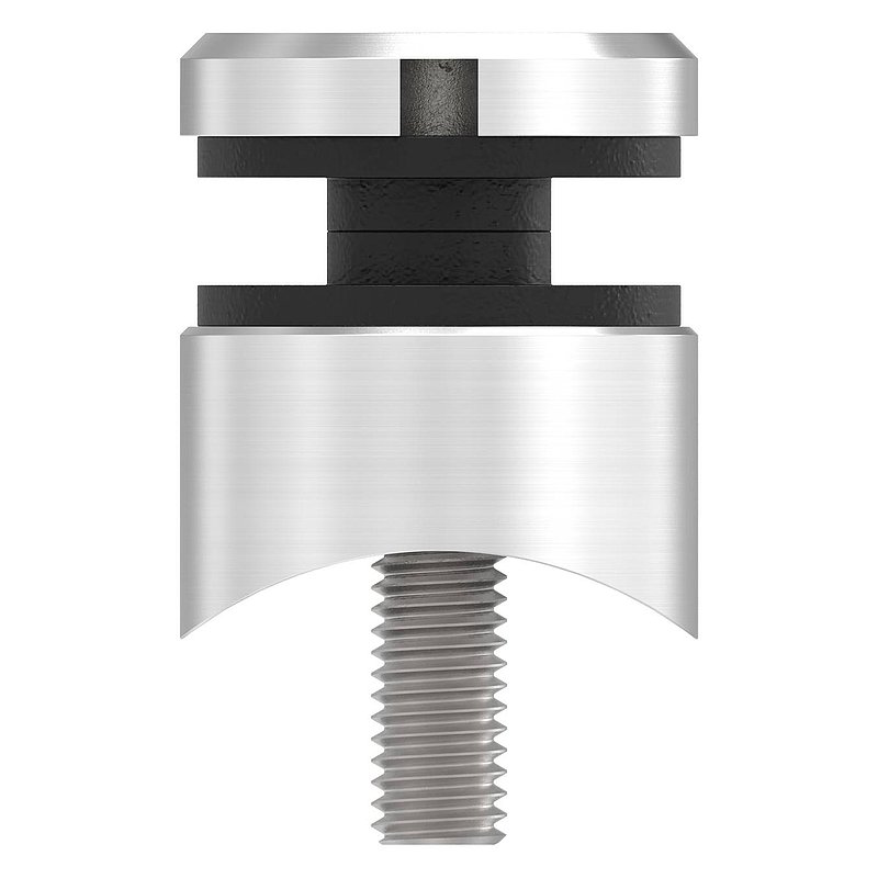 Point de fixation 30mm, jonction: 48,3mm, V2A